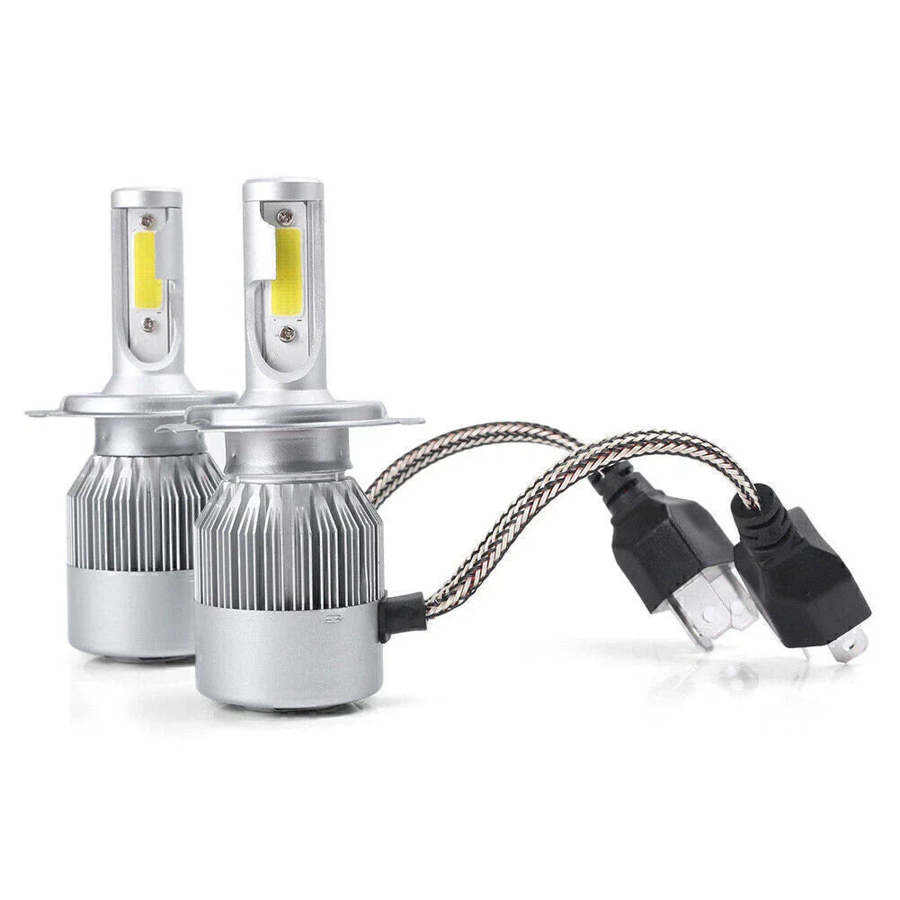 LED Headlight Bulbs Hi/Lo Beam Conversion Kit for Car H4