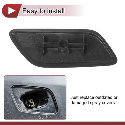 Front Left Washer Nozzle Cover for Lexus LX570 (2013-2015) - Silver Tone 1 x