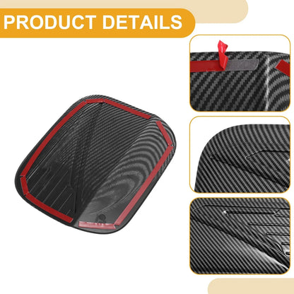 Fuel Tank Door Cap for Hyundai Santa Fe 2024-2025 Gas Tank Flap Carbon Fiber