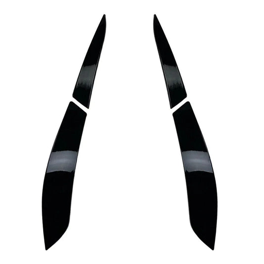 Rear Tail Light Eyebrow Cover Trim for VW Golf 6 MK6 2008-2013 Glossy Black