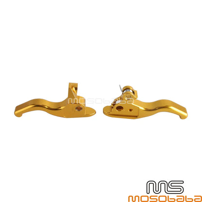 Gold Handlebars Brake Clutch Levers for Harley Tri Glide FLHTCUTG (2021)