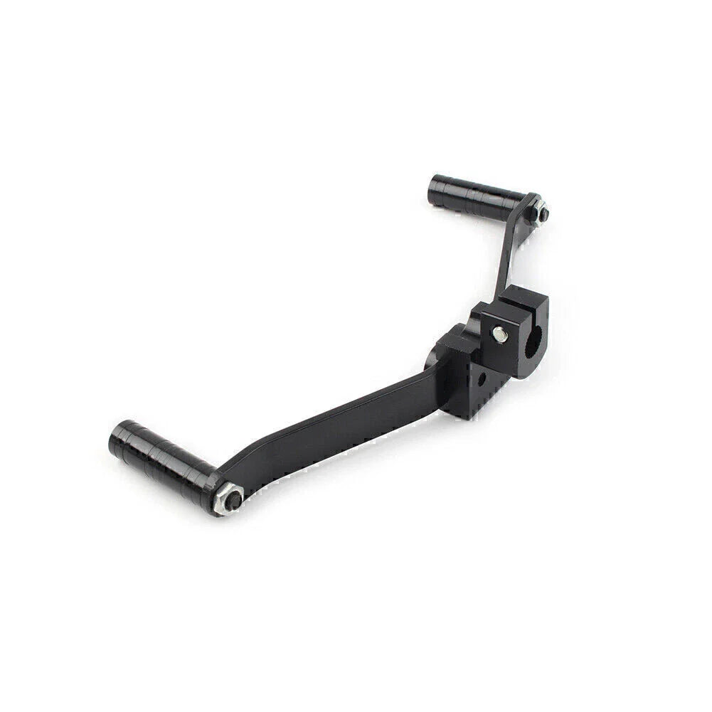 Dual Way Gear Shift Lever Footrest Pedal Shifter for Universal Motorcycle 21cm Black
