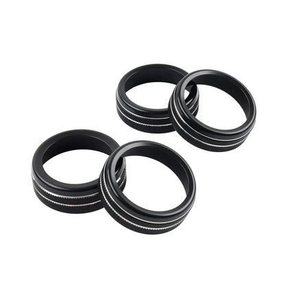 AC Climate Control Knob Trim for Toyota Tacoma (2016-2023) Black