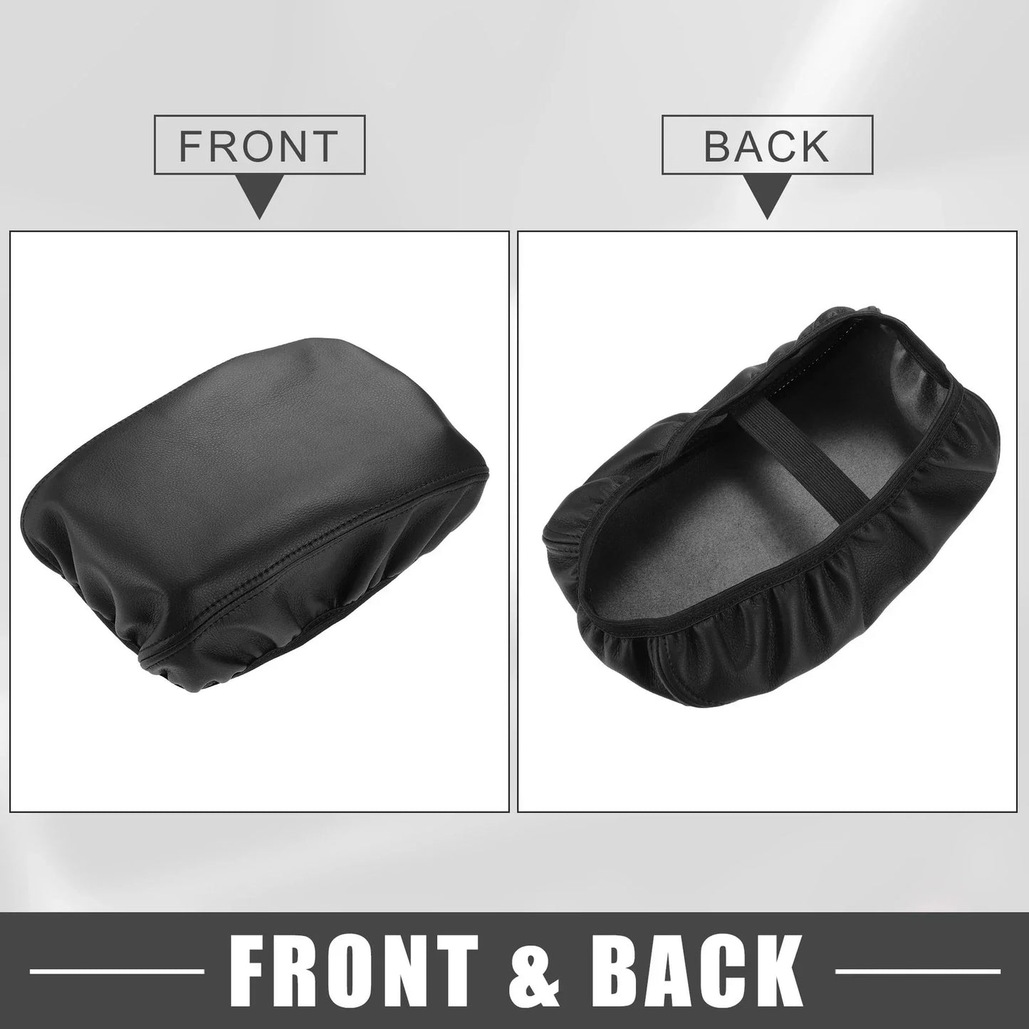 Car Center Console Armrest Cover Trim for Honda Civic (2022-2023) Black