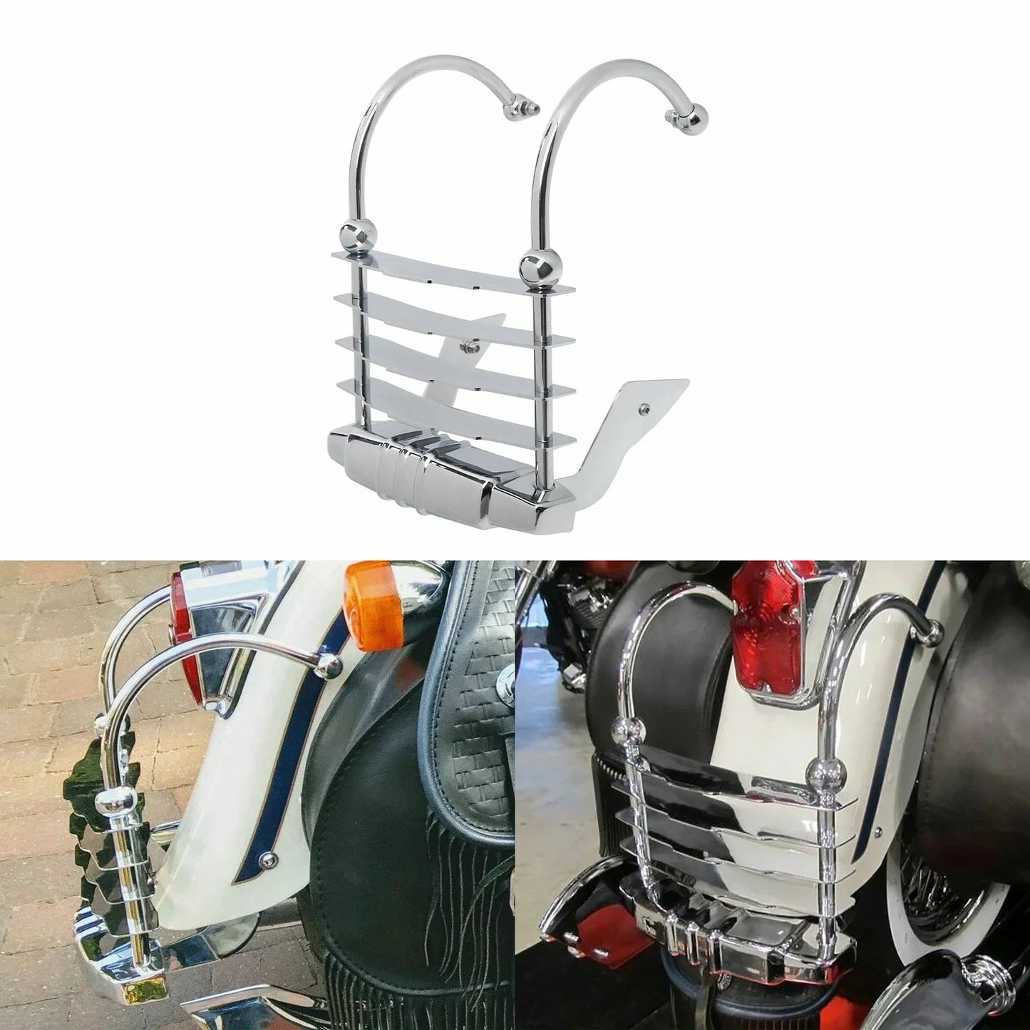 Front Spear Trims Rear Bumper Cheese Grater for Heritage Springer (1997-2003)