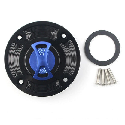 Blue Fuel Gas Tank Cap Cover for Suzuki TL1000S GS500 GSXR600 GSXR750 GSXR1000