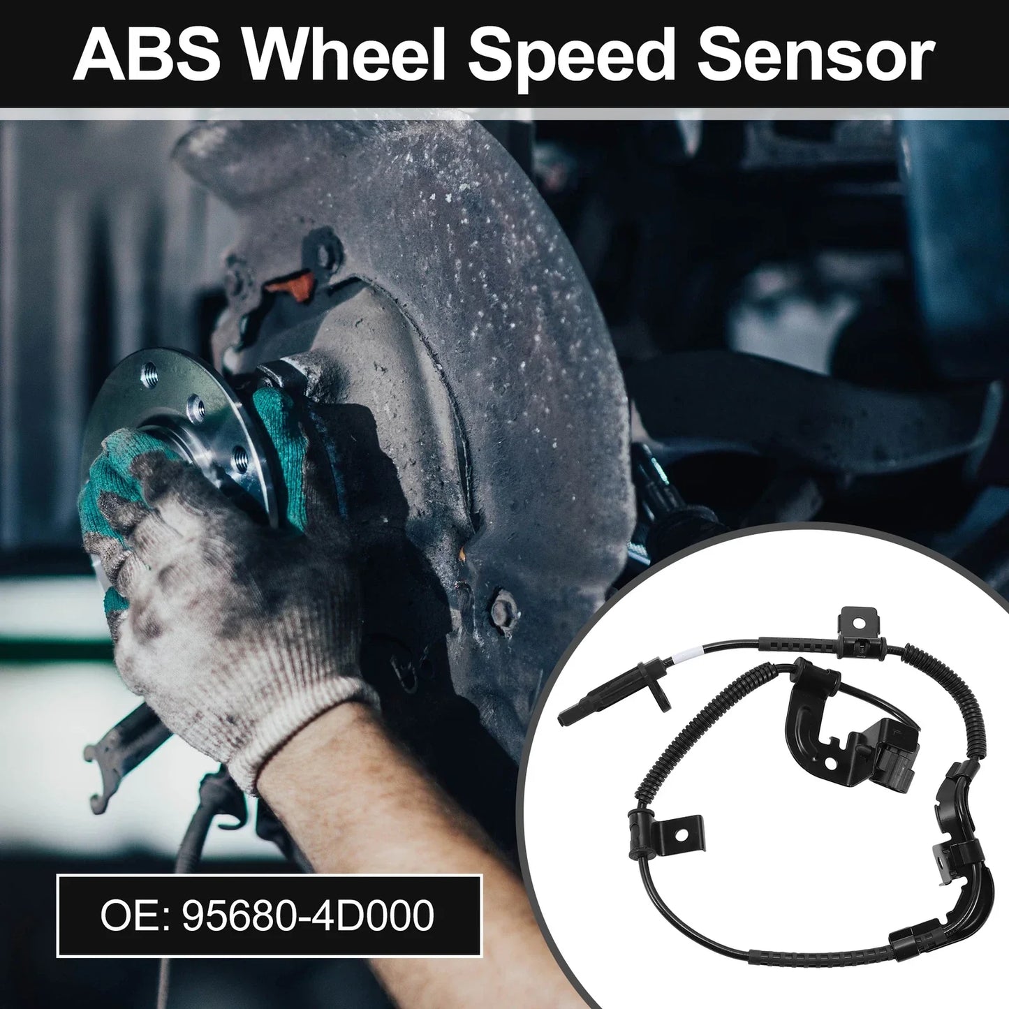 ABS Wheel Speed Sensor for Hyundai Entourage Rear Left (2007-2010)