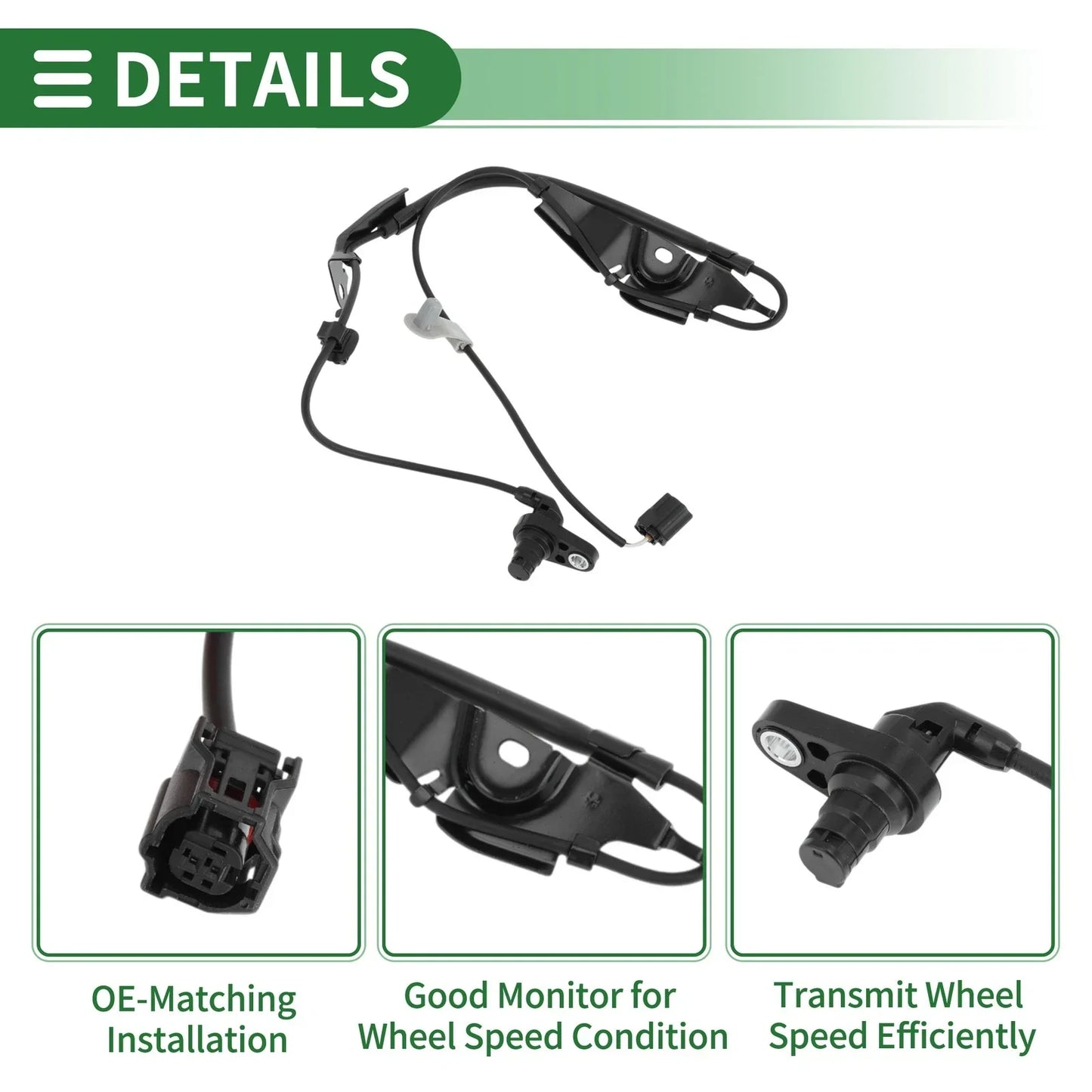 ABS Wheel Speed Sensor for Lexus ES300h (2013-2017) - 1 x Sensor