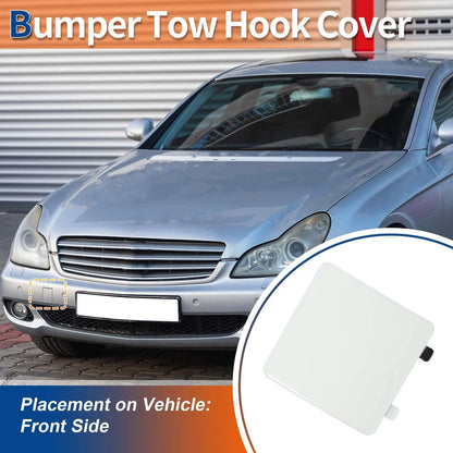 Front Bumper Tow Hook Cover for Mercedes-Benz (2010-2015) - White