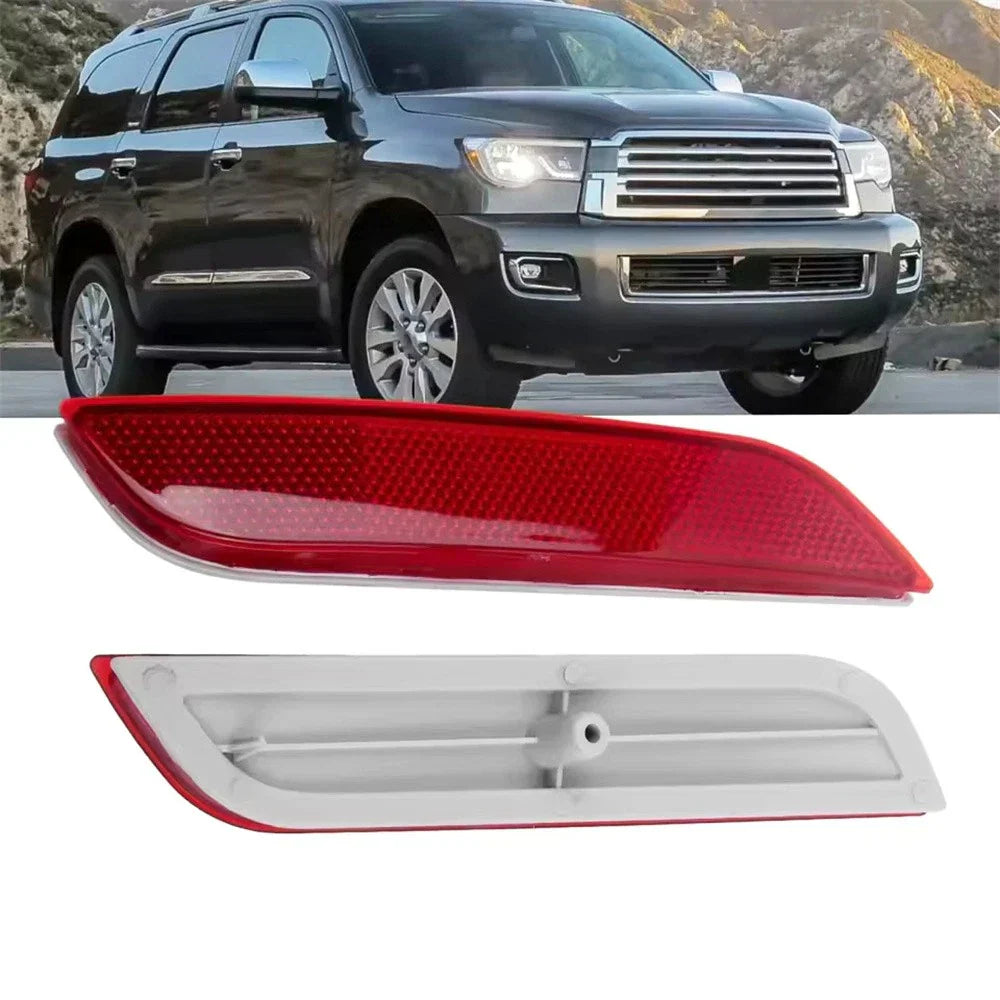 Rear Taillight Reflectors  Left & Right for Toyota Sequoia (2001-2007)