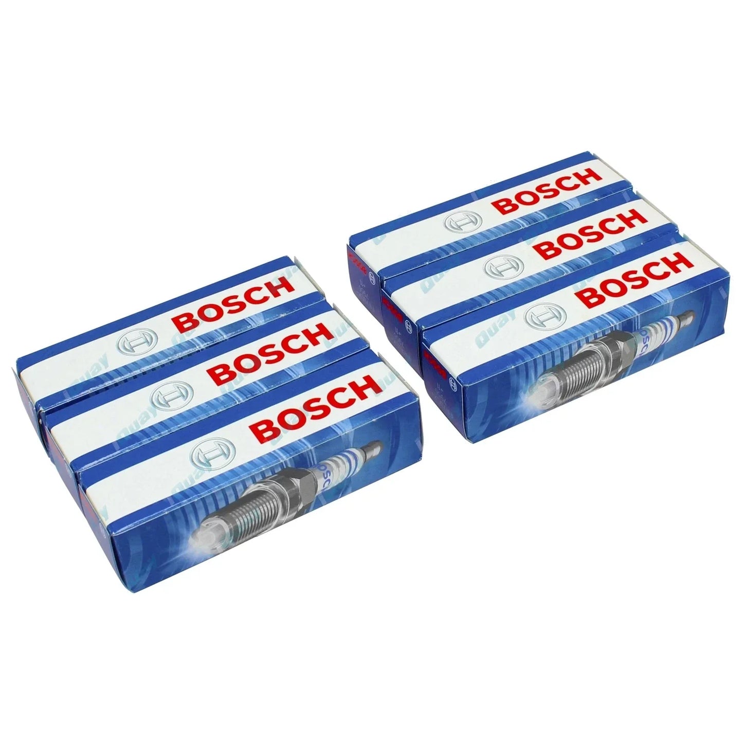 Set of 6 Bosch Spark Plugs for Nissan Maxima J30 V6 3.0L VG30E 1990~1995