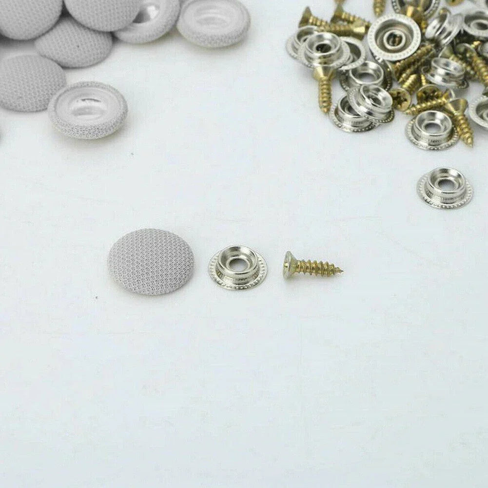 Roof Buckles Clips / 60Pcs/Set / Headliner Repair W/Screws Nail for Cars
