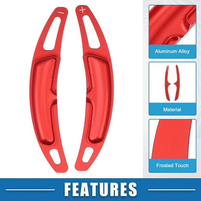 Steering Wheel Shift Paddle Covers for Porsche Cayenne Red (Set of 2)