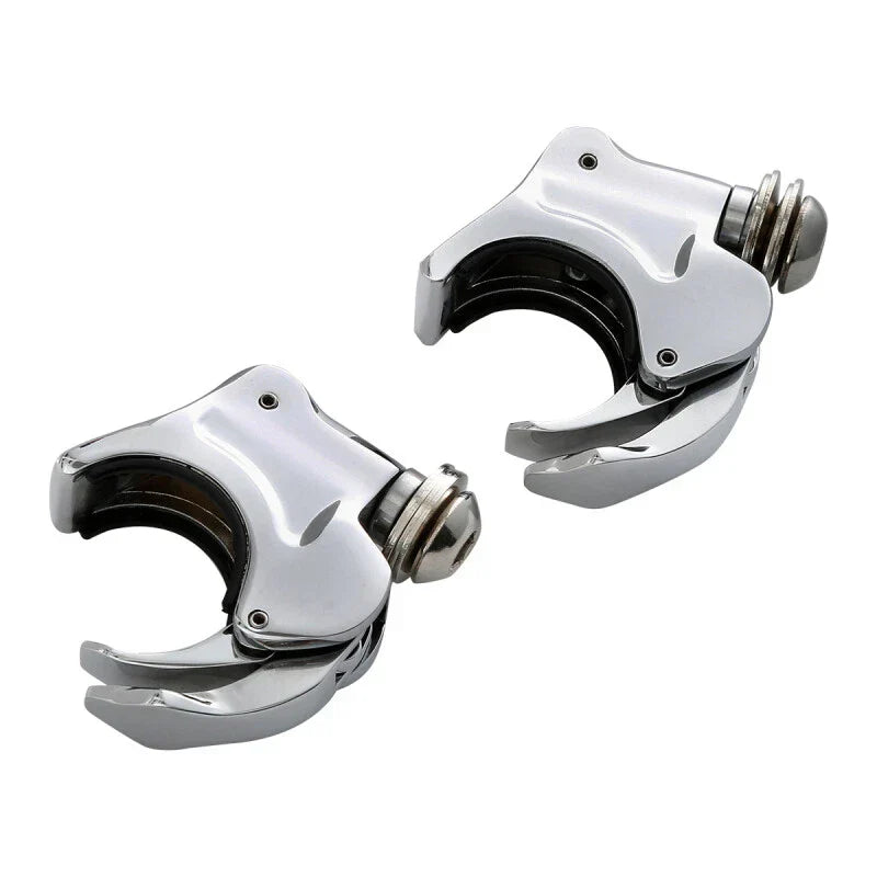 39mm 4 x Front Fork Windshield Clamps for Harley Sportster 883 1200 (2004-2023)