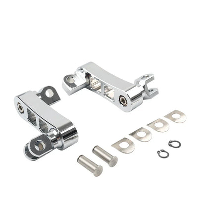 Foot Peg Mount Extensions for Harley Sportster XL883 XL1200 Softail Dyna (2004-2023)
