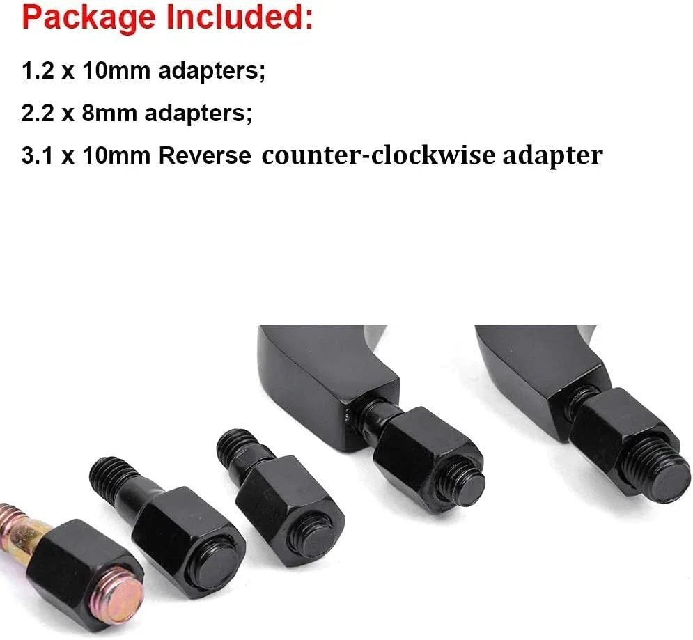 8/10mm BLACK MOTORCYCLE MIRRORS for CHOPPER CRUISER BOBBER CAFE RACER