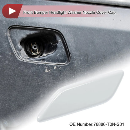 Front Left Washer Nozzle Cover for Honda CR-V 2015-2017 - White 1 x Cap