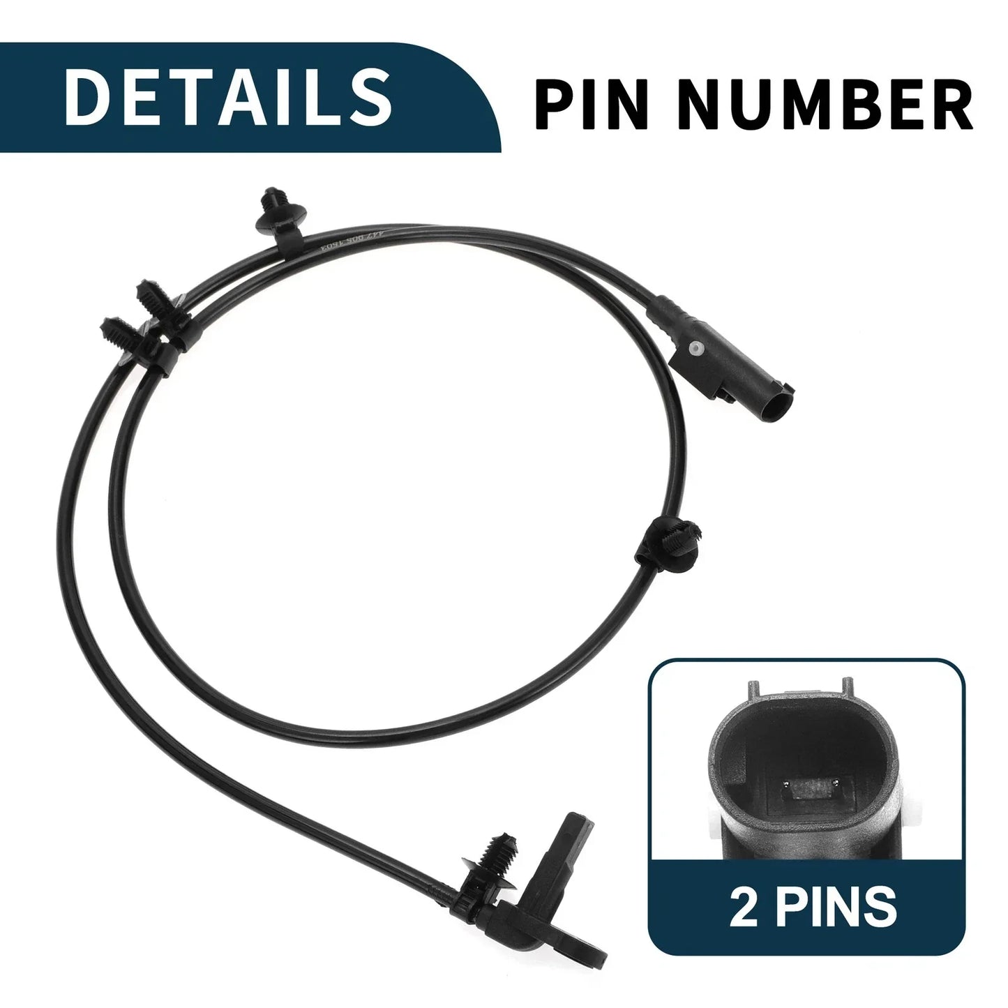 Rear Left ABS Wheel Speed Sensor for Mercedes-Benz Metris (2016-2023)