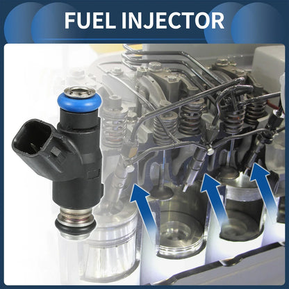 Fuel Injector 3.3L for Hyundai Santa 2007-2009 - 6 x Black Injectors