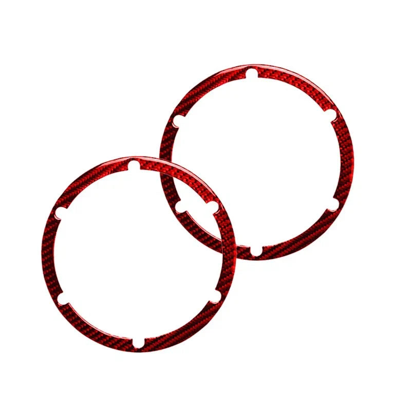2 x Carbon Fiber Rear Audio Speaker Covers for Nissan 350Z (2003-2009)