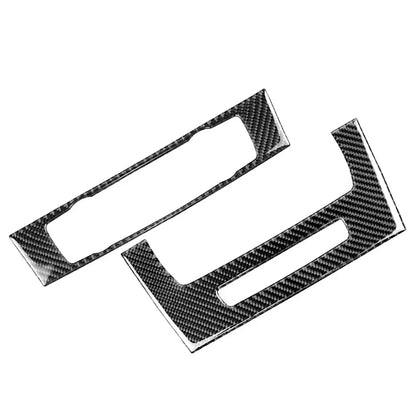 Carbon Fiber CD Panel Cover Trim for BMW 3 Series E90 E92 E93 (2005-2012)