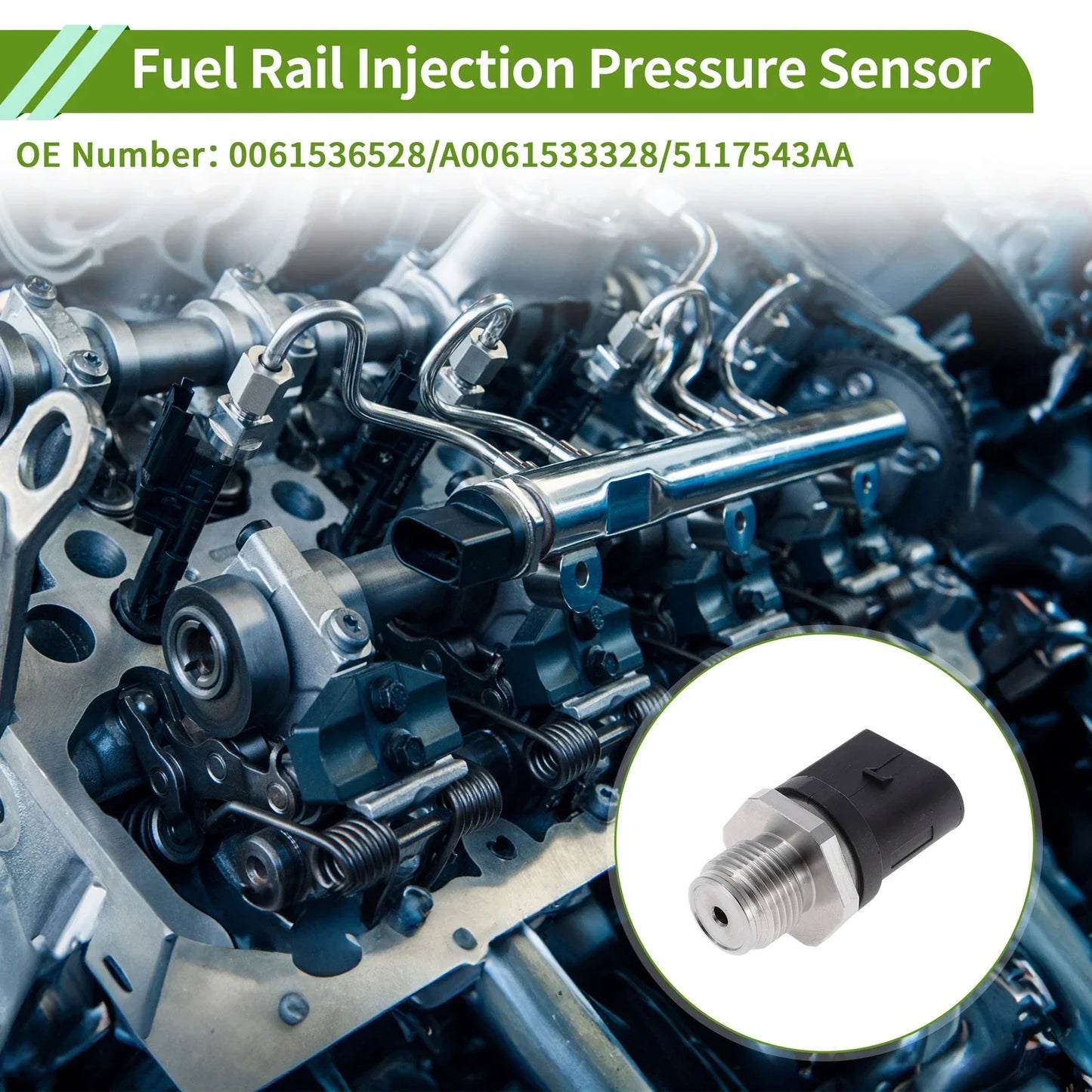 Fuel Injection Pressure Sensor for Mercedes-Benz E320 W211/S211 (2003-2009)