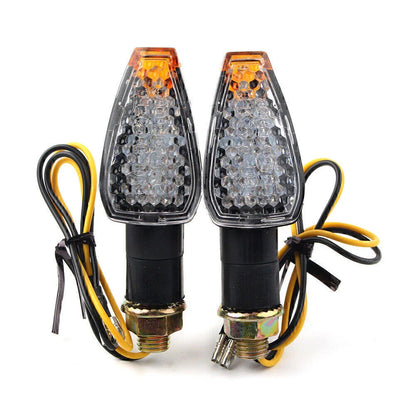 Mini 14 LED Motorcycle Turn Signal Indicators Blinkers Lights