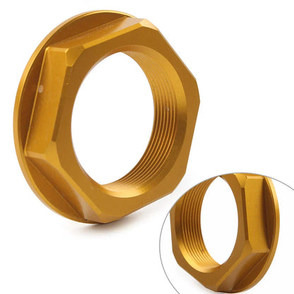 36mm CNC Gold Motorcycle Triple Tree Stem Yoke Nut for Universal Models