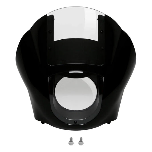 Black & Clear Quarter Fairing Windshield Kit for Harley Sportster Dyna