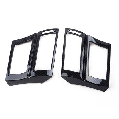 2 x Carbon Fiber ABS Side Air Vent Grille Covers for BMW E70 E71 (2008-2013)