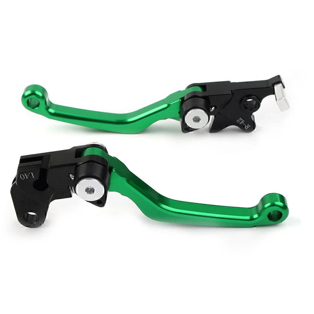Green Pivot Clutch Brake Levers for Suzuki DRZ400S/SM/E (2000-2022)