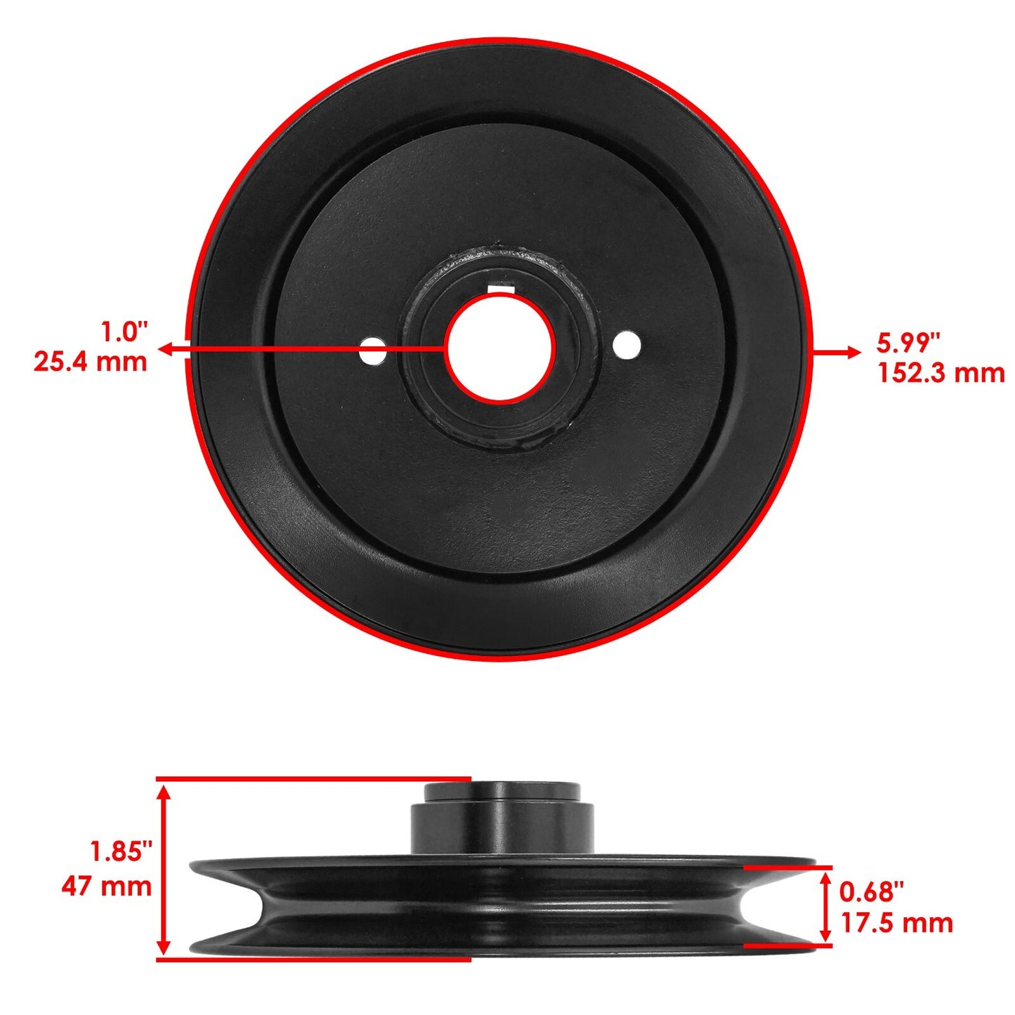 Deck Pulley Replacement for Ariens 48 Inch 52 Inch (2000–2023)