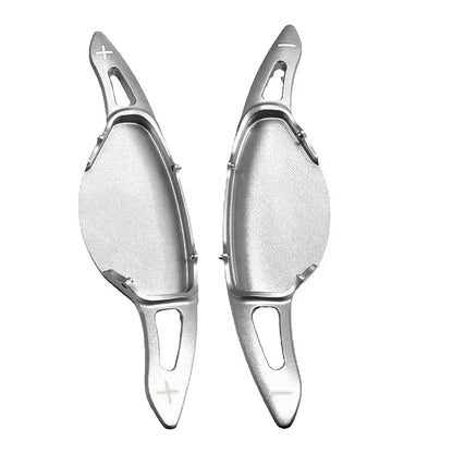 Silver Steering Wheel Shift Paddle Extensions for Nissan Altima, Infiniti QX50, QX60