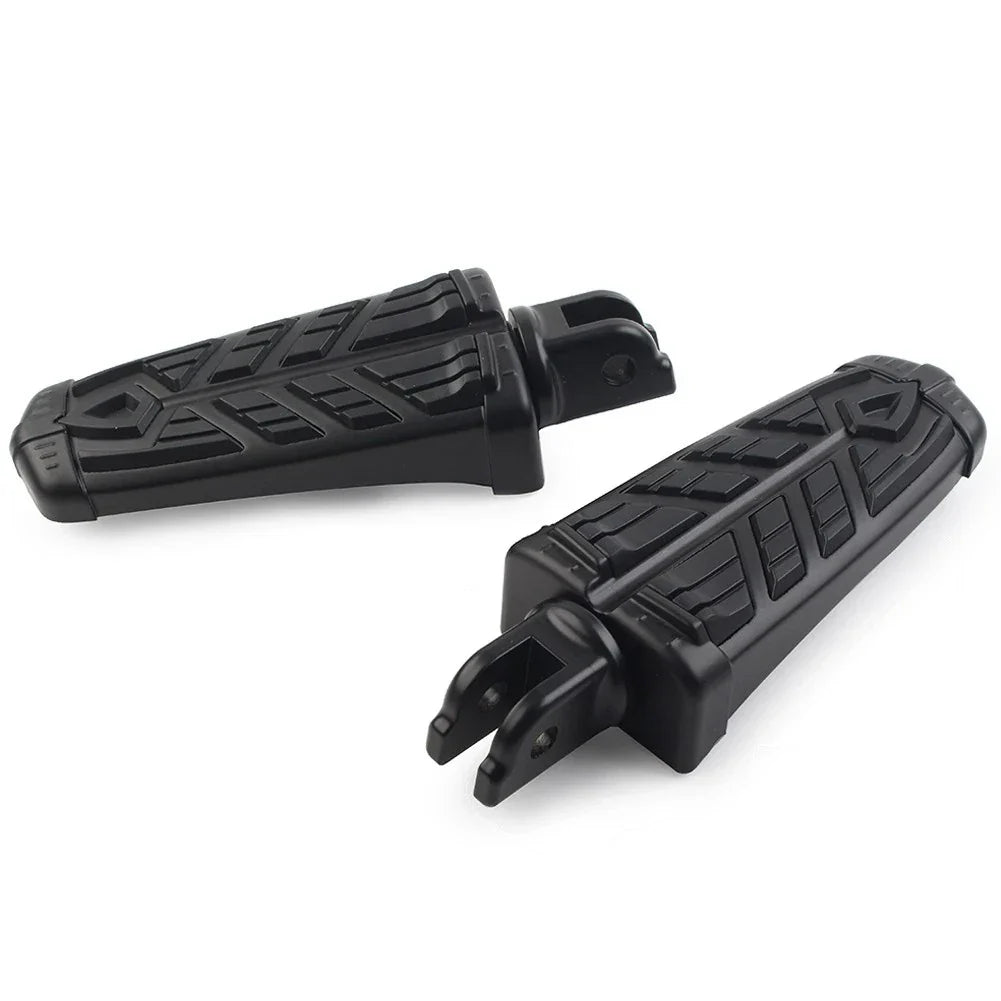 Black Front Footrests Rider Footpegs for Harley FXBB FXBR FXBRS FXLR (2018-2023)
