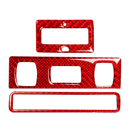 Carbon Red Hardtop Car Reading Light Panel Cover for Audi TT (2001-2006) 3 x Pcs
