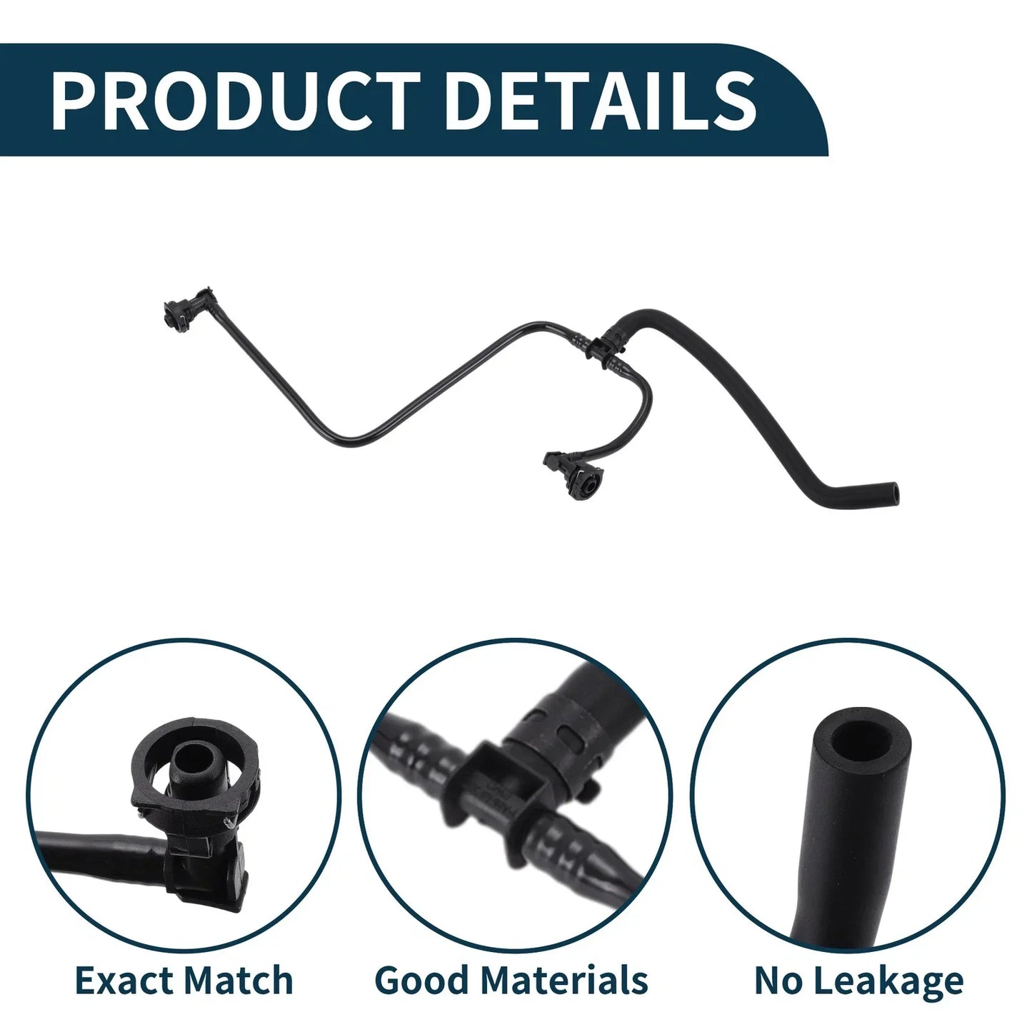 Radiator Hose for Porsche Macan 2014-2017 Rubber Coolant Pipe