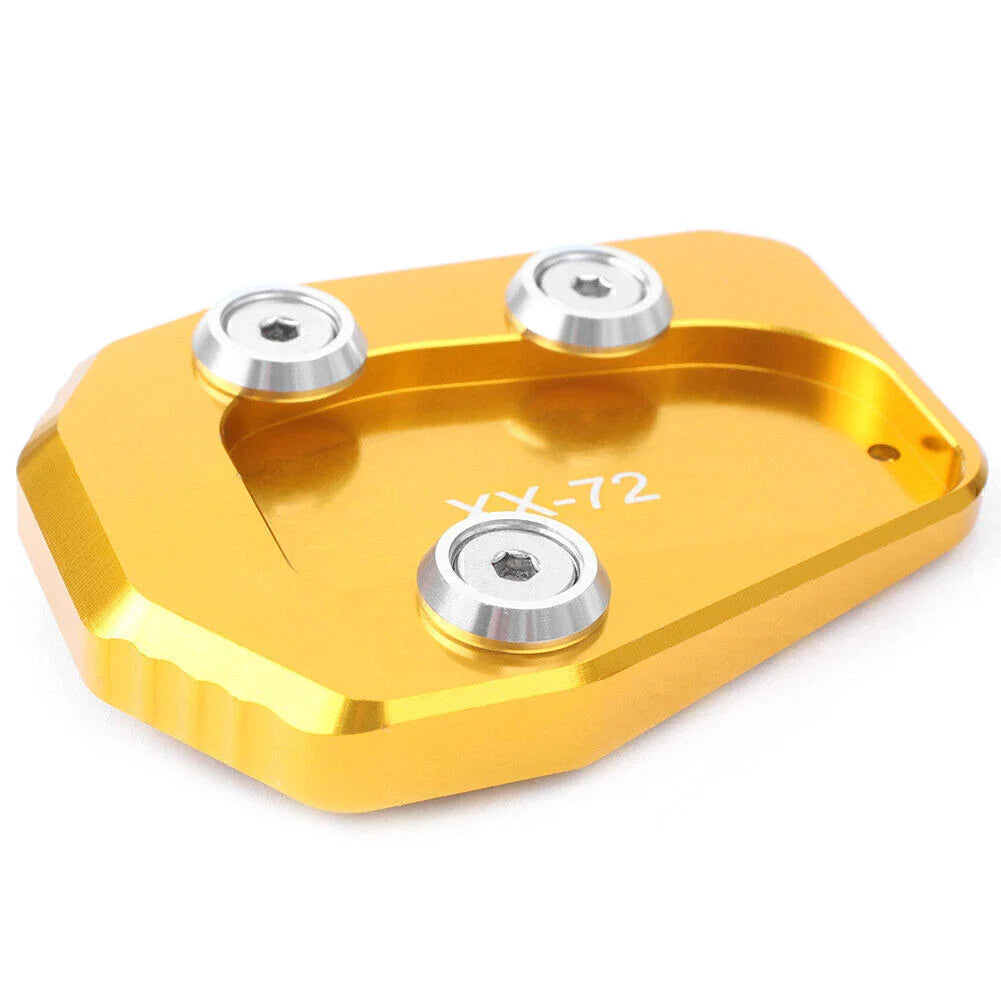 Gold Sidestand Kickstand Extension Pad for Yamaha MT-09 (2013-2016)