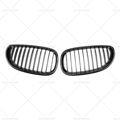 Gloss Black Front Grille for BMW E60 E61 5 Series (2003-2010)
