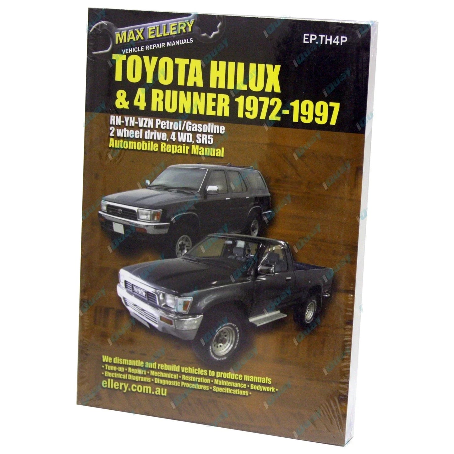 Workshop Manual for 4Runner Petrol VZN130 RN130 YN60 YN63 (1990-2002)