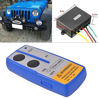 12V Electric Winch Wireless Remote Control for Truck Jeep ATV SUV