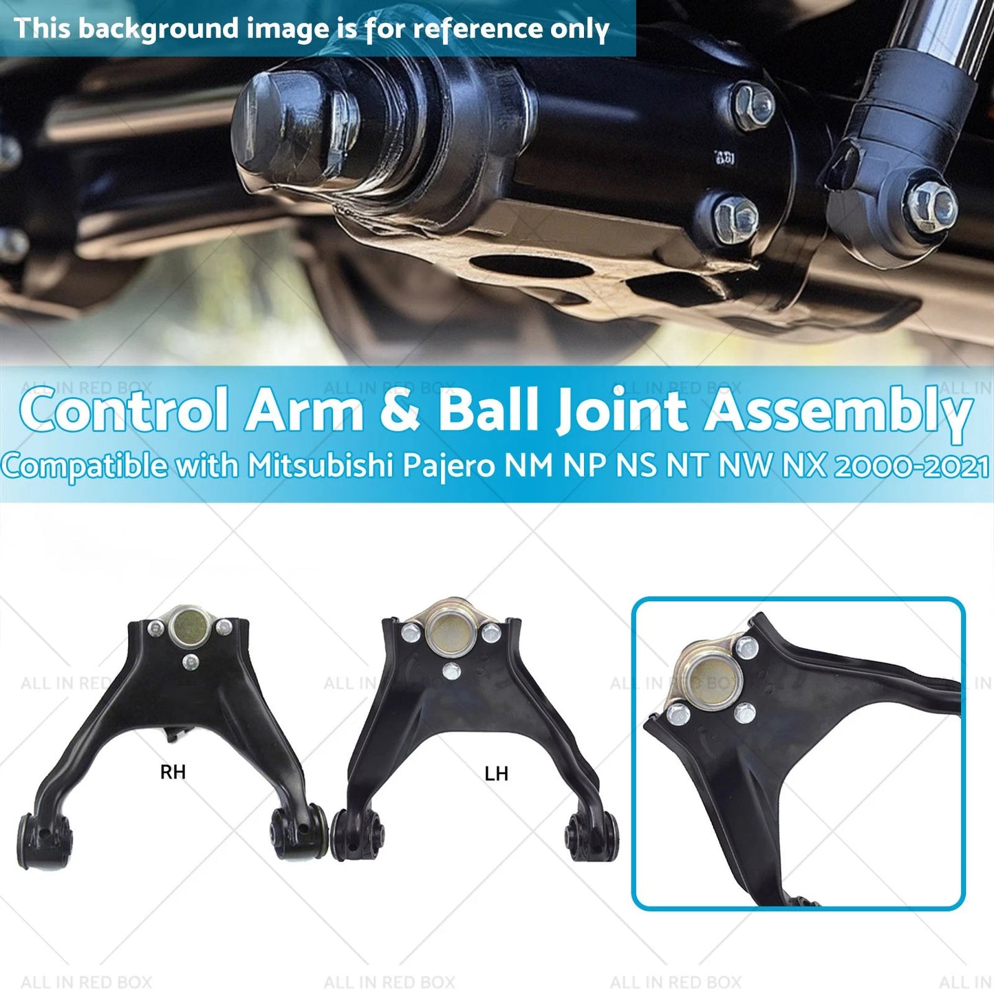 Front Upper Control Arms for Mitsubishi Pajero N (2000-2021) LH+RH