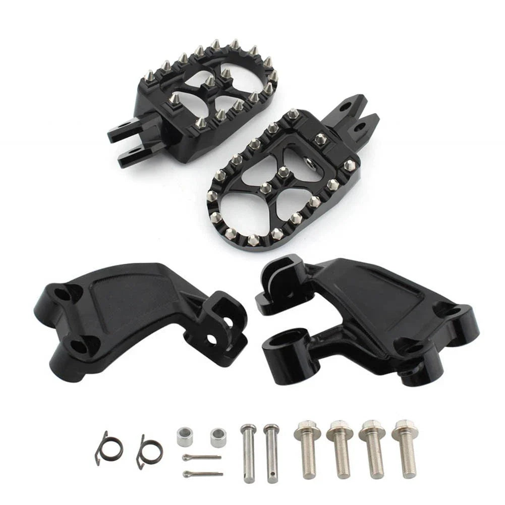 Footrest Foot Pegs Mount Bracket for Yamaha Vmax 1200 (1985-2007) Black