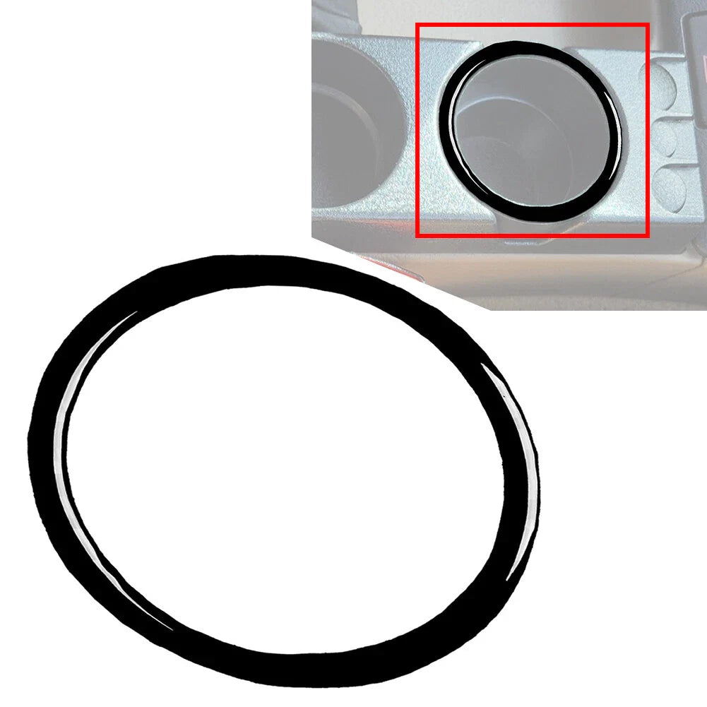 Water Cup Holder Ring Cover Trim for BMW 3 Series (1994-1996) Black