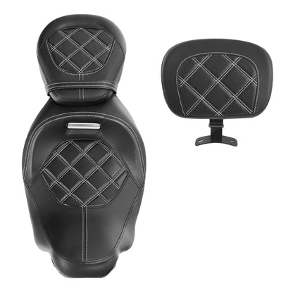 Low-Profile Driver Seats Backrest for Harley Touring (2009-2023)