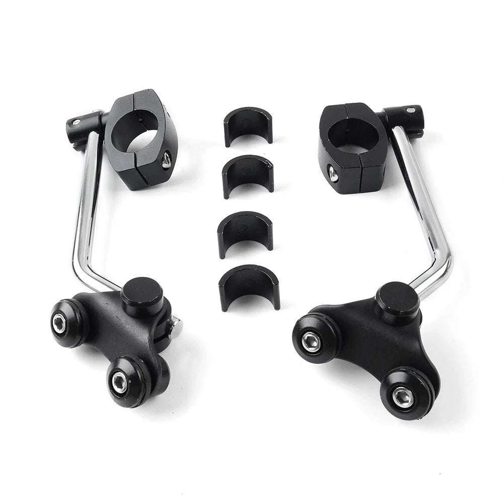 Universal Black Motorcycle Windshield Deflector