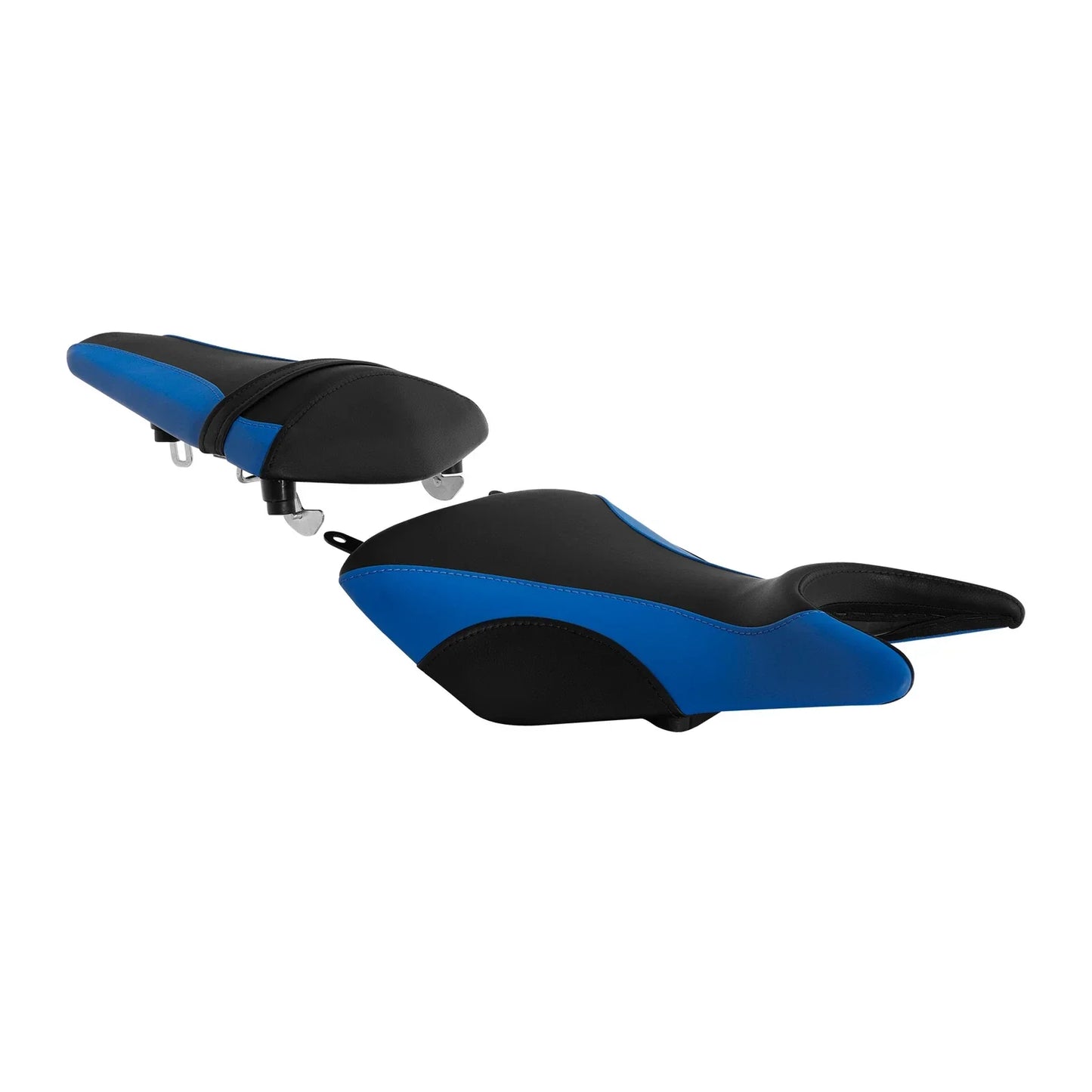 Black Blue Rider Driver & Passenger Seats for Yamaha YZF R3 (2015-2024)