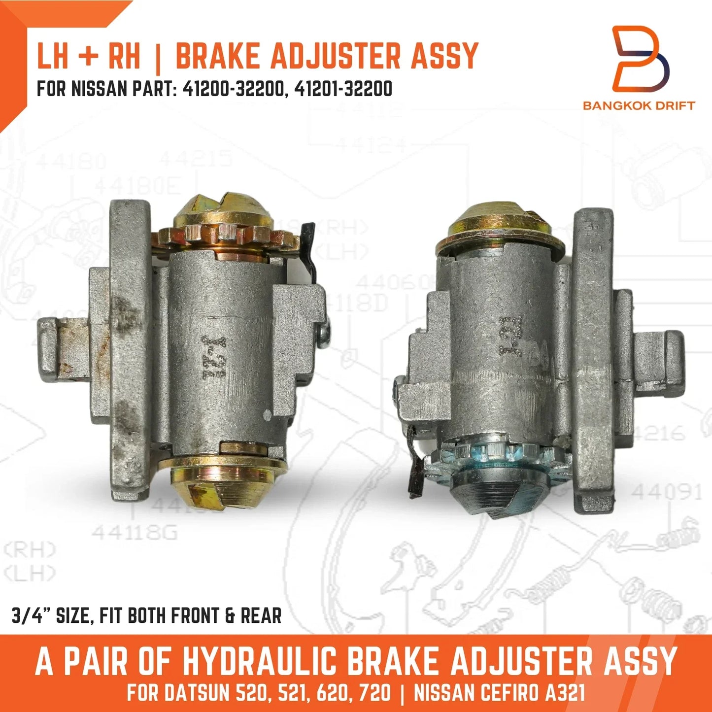 Brake Adjuster for Datsun Ute 520 620 720, Nissan Cefiro A321