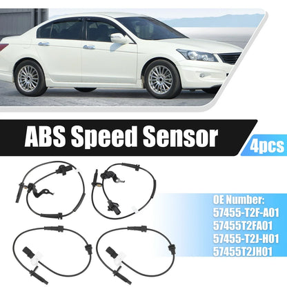 4 x ABS Wheel Speed Sensors for Acura TLX (2015-2020)