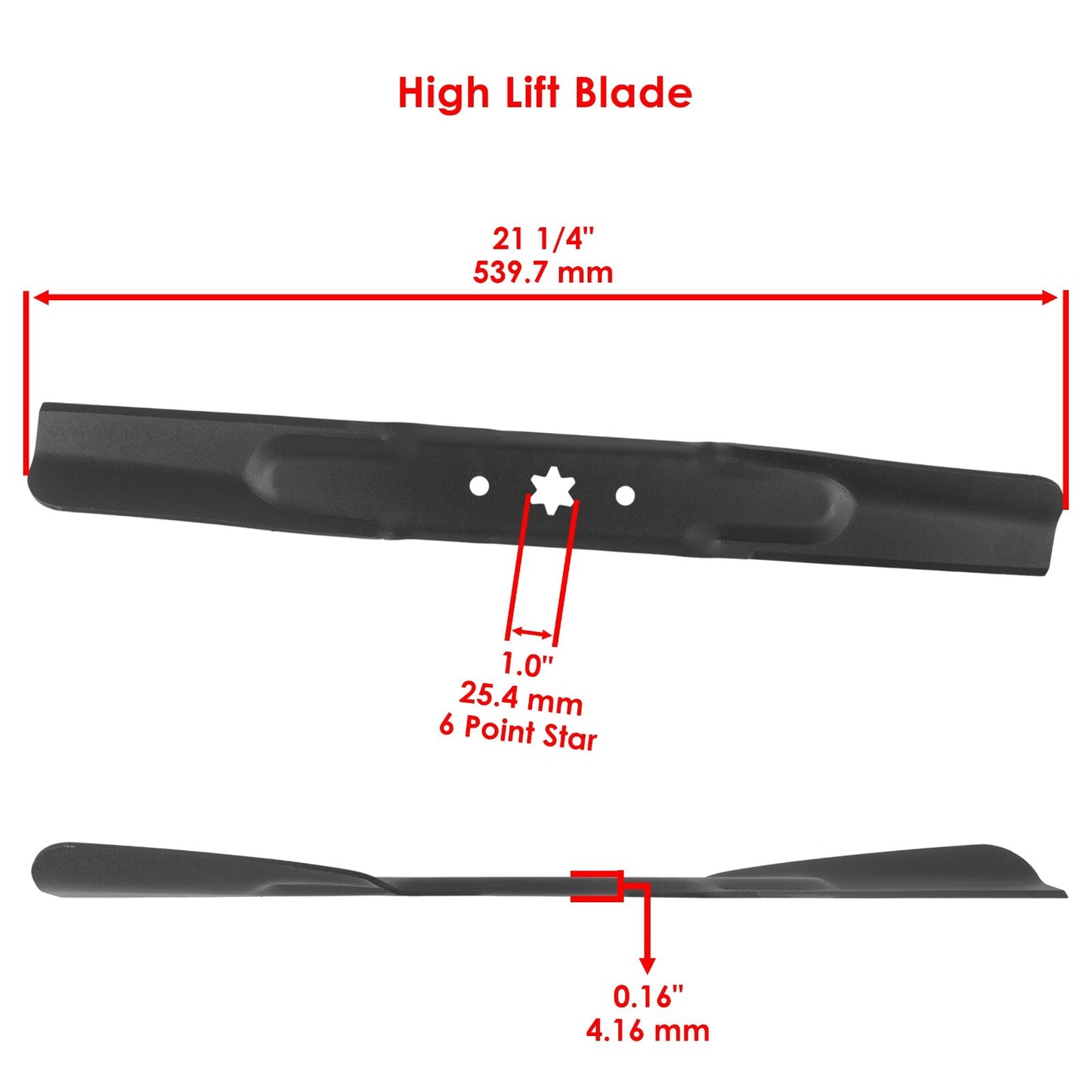 Deck Blade Set Heavy Duty for Cub Cadet RZT42 42 in (2011–Up)