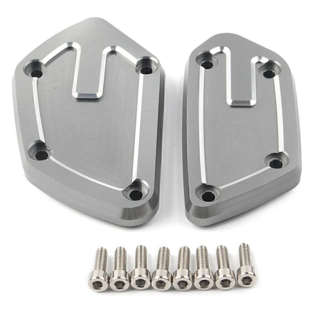 Silver Front Brake & Clutch Reservoir Cap for BMW K1600GT R1200GS R1250R R nineT (2011-2023)